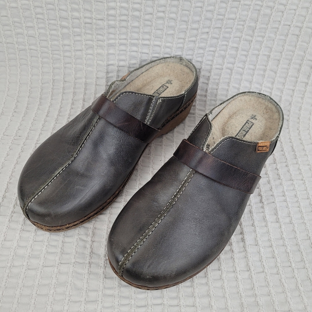 Pikolinos Granada Leather Clogs Women's Size 39 EU‎ / 8.5 US